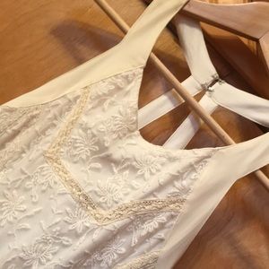 White lace dress